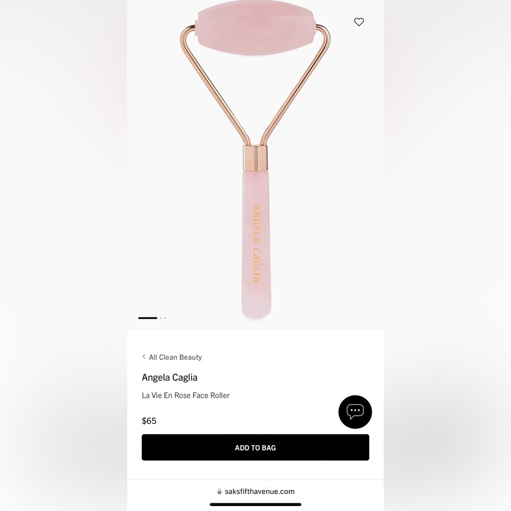 Angela Caglia Rose Quartz Facial Roller